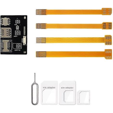 Outil d'activation de carte à puce 4 en 1 pour Nano-SIM, câble flexible FPC 5/15 cm pour convertisseur de carte Micro-SIM - JBMEDIA (1/4)