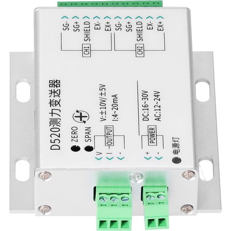 Druckmessumformer, Kraftmesswandler, Sensor, 2 Eingänge, 1 Ausgang, 1630 VDC, 1224 VAC (Spannung 0±5 V) (1/5)