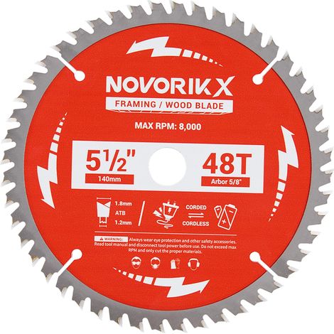 Lame de scie circulaire 5 1/2" 48T (1/3)