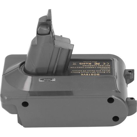 Akkuadapter, hochfestes Gehäuse, wiederverwendbarer Konverter für Bosch 18V- auf V6-Staubsauger (1/5)