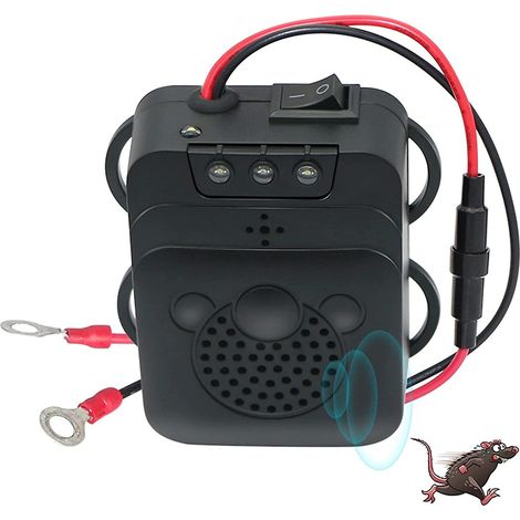 Ultraschall-Abwehrmittel fürs Auto  mit Strobe-LED, Garage für Auto, Nagetiere, Mäuse, Lebewesen, Zuhause, Garage, Dachboden, Camping (1/5)