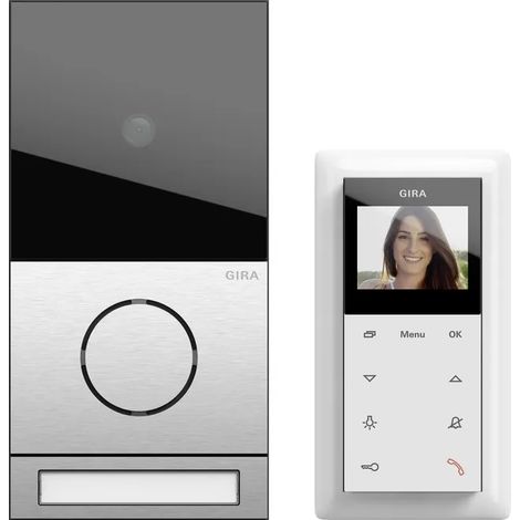 Gira EFH-Paket Video System 106 Edelstahl [2416000], 2416 000 (1/2)