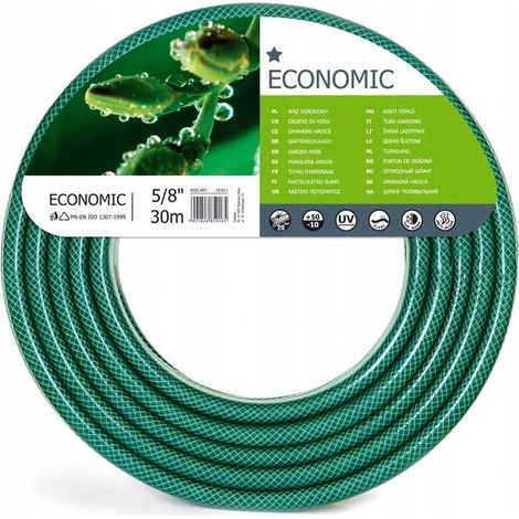 Tuyau d'arrosage 30 mètres vert transparent (1/3)