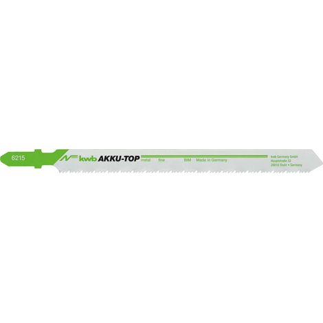KWB Lame de scie sauteuse, travail du métal et du bois, bimétal, 2 x fin - 621520 (1/4)