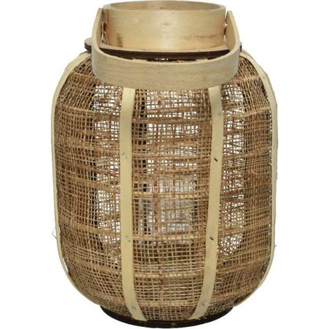 Lanterna 21x h35 cm colore naturale