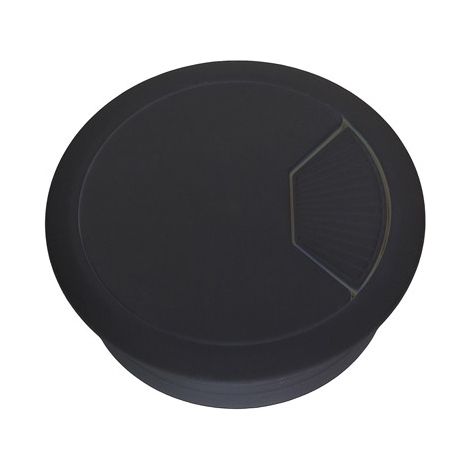 TAPPO PASSACAVI NERO BL 1PZ - 60X22 MM
