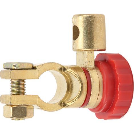 Interruptor principal de batería para coche y autocaravana - Placa de cobre, 400 A máx., para baterías de 6 V/12 V (1/5)