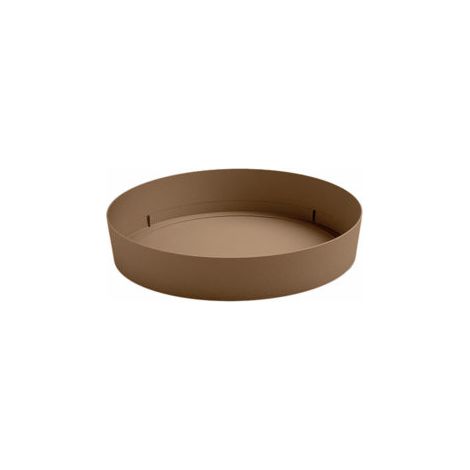 Sotto Vaso tondo in plastica "Cinqueterre" per fiori e piante -Beige (1/5)