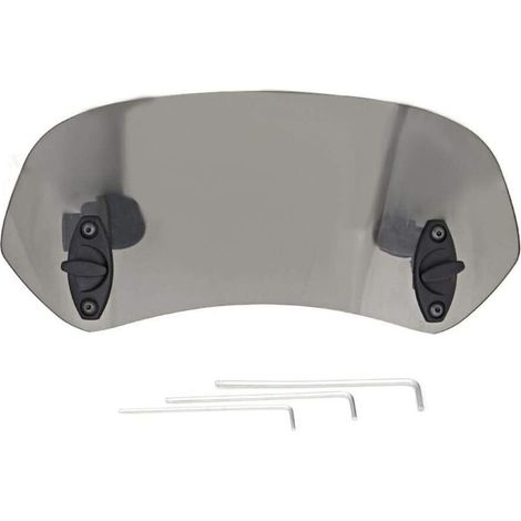 Clip deflector de viento ajustable para parabrisas de motocicleta, accesorios para parabrisas de motocicletas, color marrón claro. (1/4)