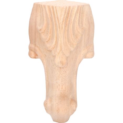 4 pieds de meuble sculptés style européen, pieds de table et canapé en bois, 15x6cm, pattes décoratives pour meubles (1/4)