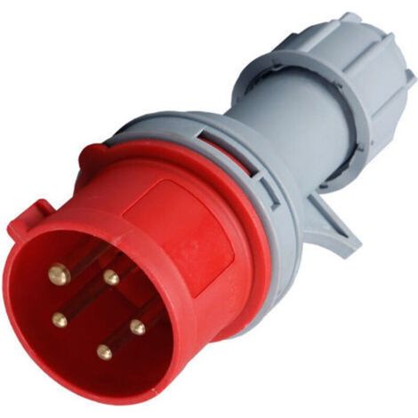 fiche CEE avec inverseur de phase, 32 A, 400 V fiche d'alimentation (1/3)