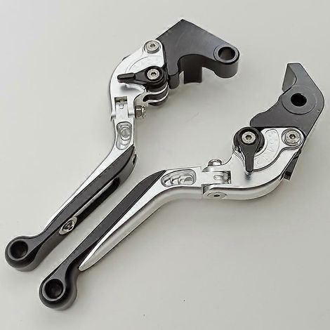 Pour Yamaha YZF R1 09-14 Réglage modifié Levier de frein, d'embrayage et de klaxon en alliage d'aluminium ( argent 1) (1/5)