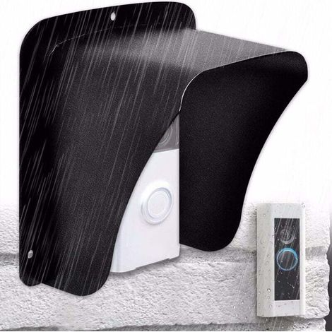 Couvercle MéTallique éTanche pour CaméRa VidéO, Sonnette, Serrure De Porte, Bouton De Portes D'AccèS, ProtèGe L'Appareil du Soleil Et des Gouttes De Pluie, Convient à Tous Les Types (1/4)