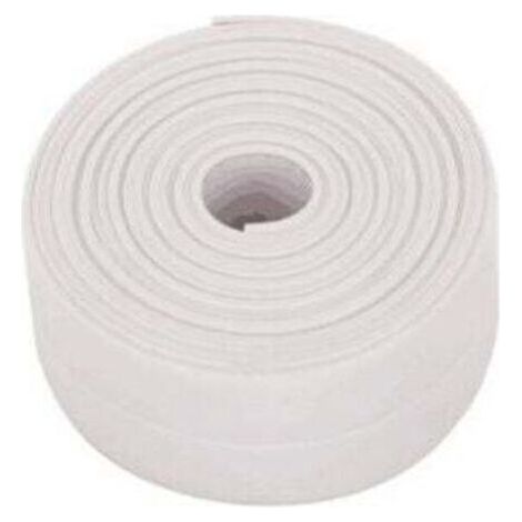 1PC(White)Rolls Waterproof Sealing Strip,Bathroom Seal,PVC Self-Adhesive Caulking Tape for Kitchen,Toilet WC,Bath (1/5)