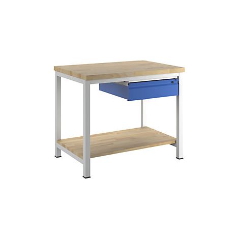Banco de trabajo  bastidor modular  1 cajón de tamaño L  1