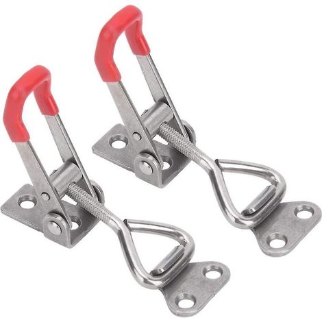 Kniehebelspanner, Schnellspann-Handwerkzeug mit verstellbarer Öse aus Edelstahl 304 GH-4001