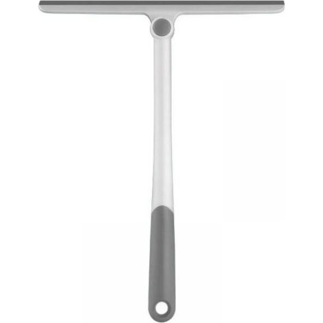 Shower Squeegee with Long Handle, Window Squeegee with Hole, Household Cleaning Tools – Gray