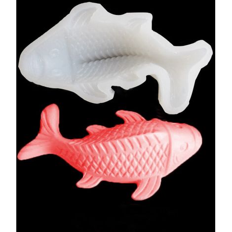 Molde de silicona para pasteles con forma de carpa