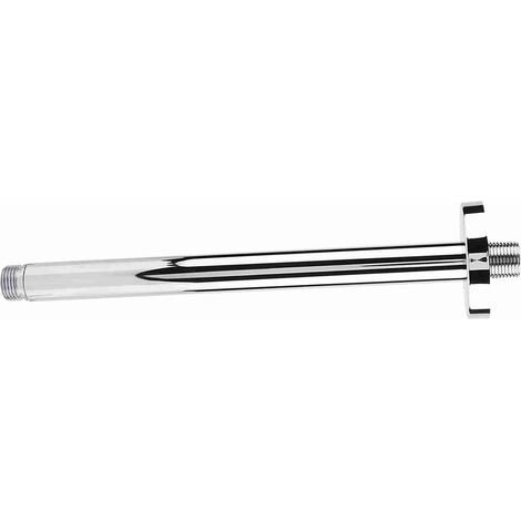 25 cm Wandbrausearm aus verchromtem Edelstahl, G1/2, für Deckenbrausekopf (1/5)