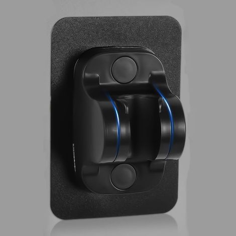 Support de Pommeau de Douche sans Perçage Support Murale Réglable Ventouse Forte Angle Modulable Compatible avec Standard Pommeaux (1/5)