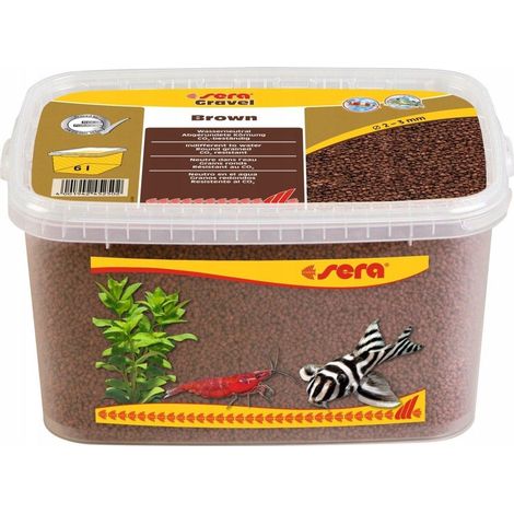 Sera Granulare Marrone 2-3 mm per Acquario 2 kg