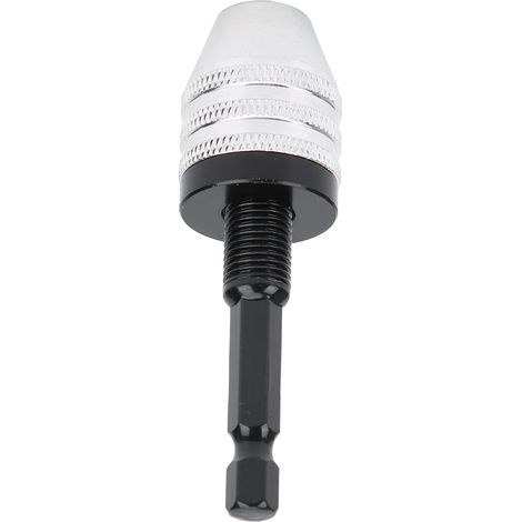 Mandrin adaptateur en acier rapide 0,3-6,5mm, queue hexagonale 1/4in, convertisseur 3 mors pour perçage
