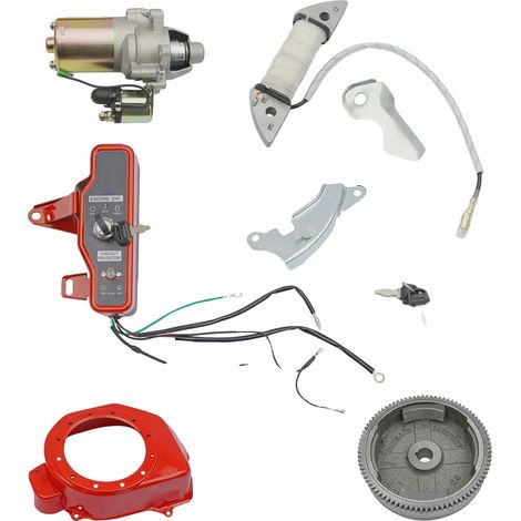 Starterset, Schwungradmotor, einfache Startlösung, Silber (1/2)