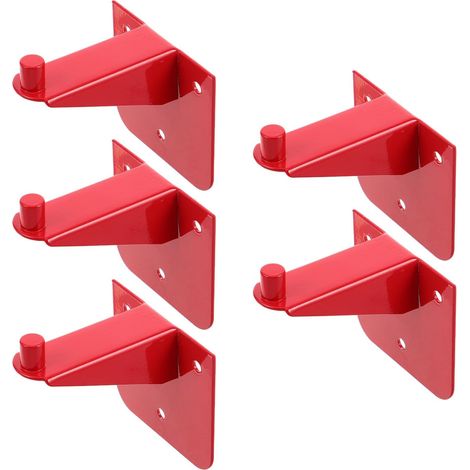 5 pièces Support Mural Extincteur Acier Crochet Robuste pour Montage Mural Sécurisé Installation Facile pour Ateliers et Usines Maintien Stable et Accès Rapide Cas Urgence