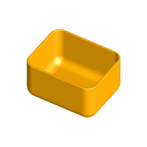 Caja en polipropileno 57x45 h 32 mm para Organizador de plástico Art Plast de L372 x P314 x H40 mm