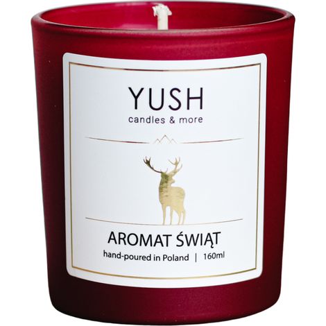 L'aroma del Natale - Candela di soia Royal Christmas 160 ml Yush (1/5)