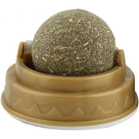 Jouet à lécher en forme de balle, friandise à lécher, sucette, jouet anti-poils, accessoires pour chats (1/4)