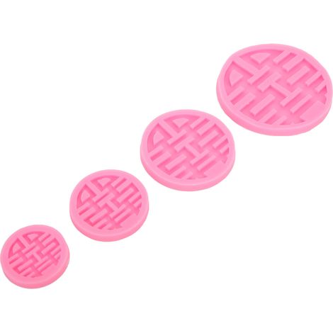 Moule en silicone pour décorations de gâteaux au chocolat de style chinois, pour les mariages, les fiançailles et les anniversaires, avec des symboles de double bonheur. (1/5)