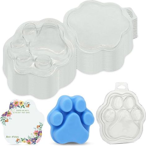 25er-Packung Wachsschmelzschalen in Katzenkrallenform, leere Würfelformen (1/5)