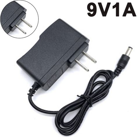 Adaptateur secteur à découpage 9/12 V CC 1 A, entrée 100-240 V, transformateur de sortie, prise US, pour appareils électroniques domestiques, sonnette, chargeur de tablette. (1/5)