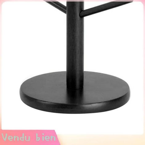 Garosa Support de tasse de café Porte-tasse arbre avec 6 crochets, gain de place, support de tasse à café meuble boite Noir (1/4)