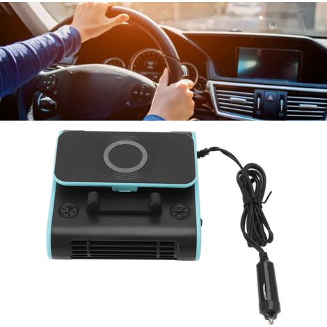 4-in-1-Autolüfter, multifunktionales 5V-Wireless-Ladegerät aus ABS, Duftdiffusor, temporäre Handyhalterung für das Nummernschild, 12V (1/5)