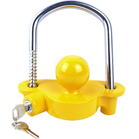 Antivol universel pour boule d'attelage, kit de sécurité pour remorque et caravane. (1/5)
