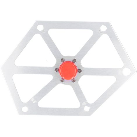 Winkelmesser für Holzbearbeitung, Sechskant, magnetisch, Aluminiumlegierung, Tischkreissägenverstellung, Silber (1/5)