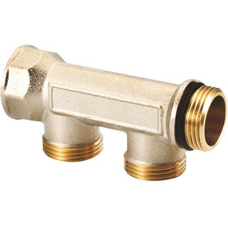 Collecteur de distribution laiton EASYLOCK Nu 2 Sorties 1" 4015-02-26 (1/2)
