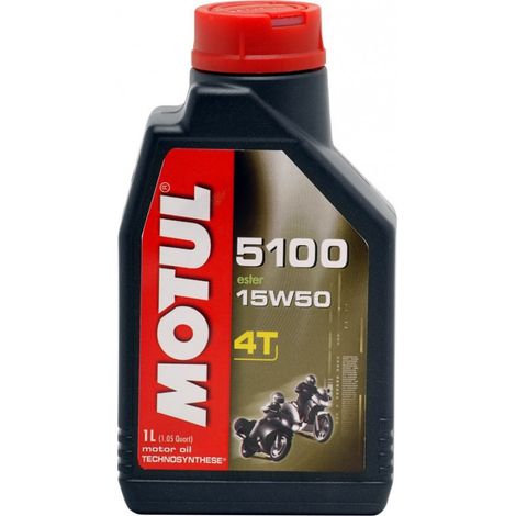 LUBRIFICANTE MOTO '5100' 10W-50 4 TEMPI MOTUL 1 lt