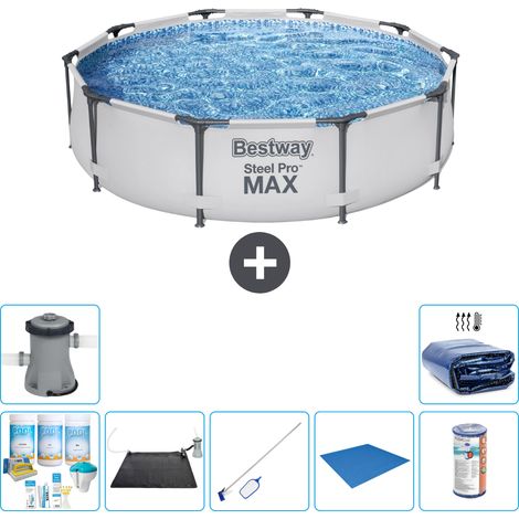Bestway Bestway Steel Pro MAX Ronde - 305x76 cm - 8-pièces S21656 (1/5)