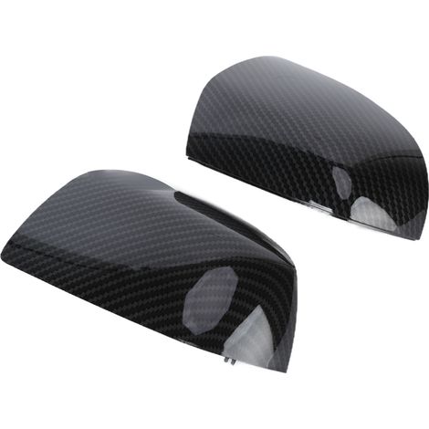 Paire de coques de rétroviseurs style fibre de carbone 1429849, de remplacement pour Ford Focus 2005-2007 (1/5)