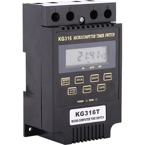Minuterie numérique LCD à micro-ordinateur avec relais temporisé (AC110V) (1/5)