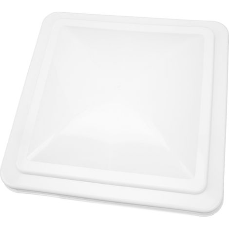 Couvercle d'aération de toit pour camping-car, caravane ou remorque, blanc. (1/5)