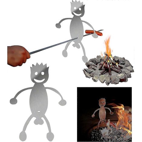 Fourchette à griller en acier inoxydable