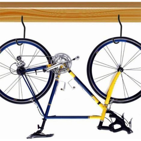 Support Mural pour Vélo - Grand Support Mural pour Vélo de Route - Crochets de Rangement - Fixation Murale pour Vélo - Supports de (1/5)