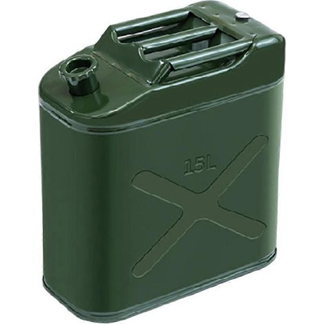 Réservoir d'huile portable de 15 L, renforcé, pour le camping, le stockage d'eau en extérieur, les voyages en voiture, moto et camping-car. (1/5)