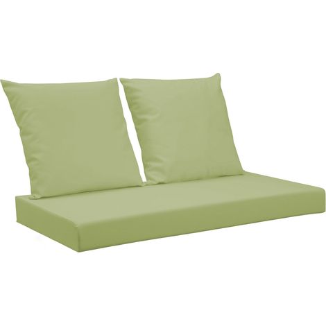 Cuscini per Pallet 120x60 cm Seduta e Schienale in Similpelle Mariotti Belem Lime (1/5)