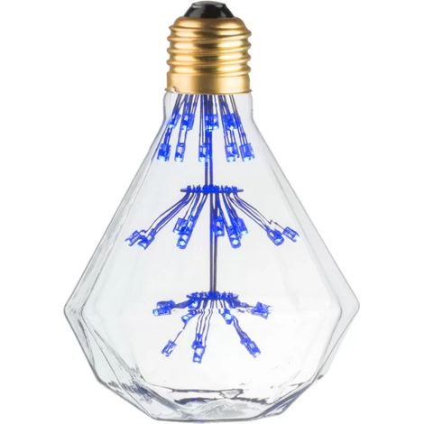Ecolicht 20130610001 Lampadina decorativa Blue Diamond E27 - Ø95x136mm