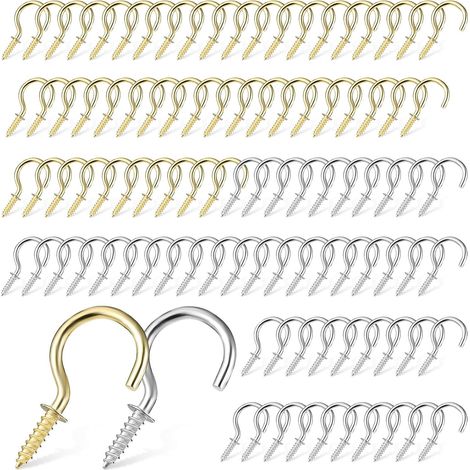 100 crochets plafond, 1 pouce, pour suspension et décoration (1/5)